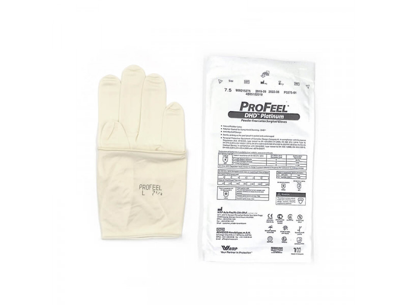 gants chirurgicaux en poudre jetables de main de vinyle du latex 9MPa